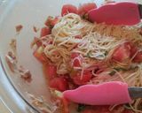 そうめんdeツナとトマトの冷製パスタ作り方4写真