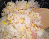 ☆とうもろこしの炊き込みピラフ☆炊飯器作り方4写真
