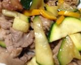 簡単☆絶品♪ズッキーニと豚肉いため作り方3写真
