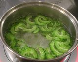 ゴーヤとフレッシュトマトの冷製パスタ作り方5写真