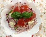 紫玉ねぎとトマトとチーズのサラダ作り方4写真