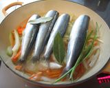 鰯をマリネ風煮 ~さっぱり~作り方2写真