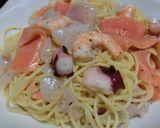 冷製パスタ　シーフード作り方7写真