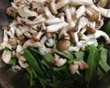 空芯菜と豚バラとしめじ♡中華風炒め作り方1写真