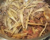 牛肉とごぼうのしぐれ煮～おつまみにも～作り方4写真