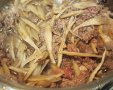 牛肉とごぼうのしぐれ煮～おつまみにも～作り方4写真