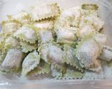 ラビオリの軽いトマトクリームソース作り方2写真