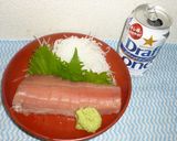 パパのまぐろの刺身作り方5写真