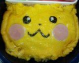 キャラ弁～ピカチュウ～簡単！作り方1写真