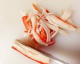 お弁当に！カニカマで簡単かに玉！作り方1写真
