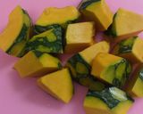 うちのカボチャの煮物♡作り方1写真