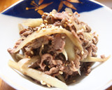 牛肉とごぼうのしぐれ煮～おつまみにも～作り方5写真