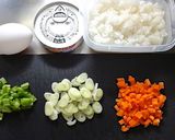 ツナ缶でチャーハン!!お弁当作り方1写真