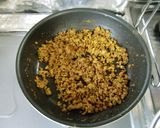★冷凍保存の餃子の具でドライカレーです♪作り方4写真
