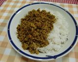 ★冷凍保存の餃子の具でドライカレーです♪作り方5写真