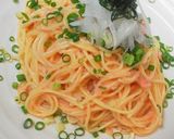 夏に食べたいたらこ（明太子）の冷製パスタ作り方4写真