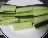 胡瓜の豚ロース巻き☆シソチーズの甘辛ダレ作り方1写真