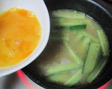 きゅうりと卵のお味噌汁♪作り方3写真
