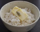 アカン飯☆バター×ねりわさび×醤油ご飯作り方2写真