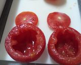 夏でもサッパリ✨トマトの簡単肉詰め♪作り方1写真