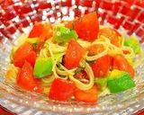 ✿アボトマサーモンの冷製パスタディル風味作り方6写真