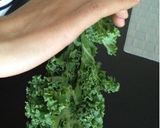 ケールとチーズの栄養満点超簡単サラダ作り方1写真