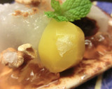 ももジュレを添えて～おとなの塩くるみ大福作り方4写真