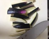 絶品★ホタテあんかけナス!作り方1写真