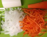 にんじんと大根のサラダ ポテトがけ作り方3写真