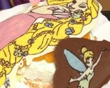 ラプンツェル&ティンカーベル ケーキ作り方6写真
