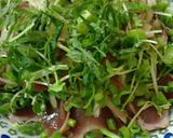 鰹のたたき❢薬味たっぷり中華風作り方3写真