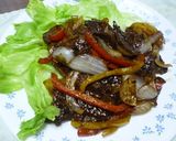 牛肉のバルサミコ風味炒め作り方8写真