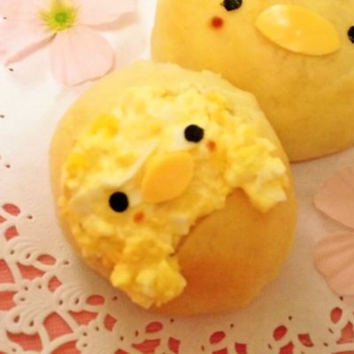 簡単可愛い♪卵パンdeひよこちゃん♪ by AyakoOOOOO 【クックパッド