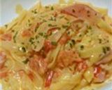 ☆トマトと生ハムの簡単クリームパスタ☆作り方11写真