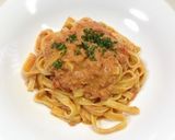 失敗しない！本格・蟹トマトクリームパスタ作り方7写真