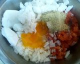 俺流！超ふわふわ鮭ハンバーグ作り方2写真