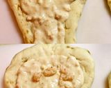 とろっとろ♡蟹クリームのWチーズナンピザ作り方8写真