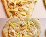 とろっとろ♡蟹クリームのWチーズナンピザ作り方9写真