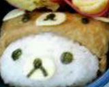 キャラ弁～いなりリラックマかぶっちゃった作り方2写真