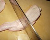 鶏の唐揚げ用 チューリップの作り方作り方2写真