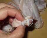 鶏の唐揚げ用 チューリップの作り方作り方3写真