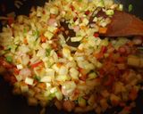 ズッキーニ入り…「夏野菜炒飯」作り方4写真