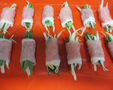 簡単！もやしとニラin肉巻き♪作り方4写真