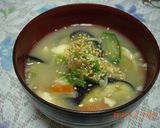 冷やしみそ汁~♪作り方10写真