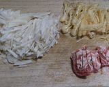 簡単材料少なく大根と油揚げと豚肉の炒め煮作り方1写真