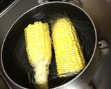 ビールのおつまみ⌒☆とうもろこしの塩茹で作り方3写真