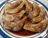 絶品　おいしい　スペアリブ　照り焼き作り方5写真