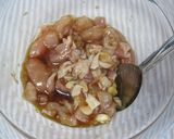 野菜入り☆ふわふわ♪つくね風鶏のから揚げ作り方1写真