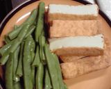 厚揚げとインゲンの煮物☆作り方1写真