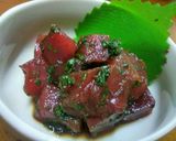 ♪材料2つだけで簡単✿マグロ&大葉あえ♪作り方3写真